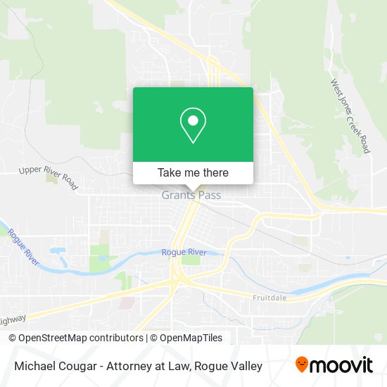 Michael Cougar - Attorney at Law map