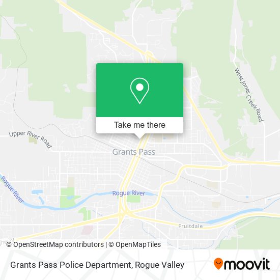 Mapa de Grants Pass Police Department