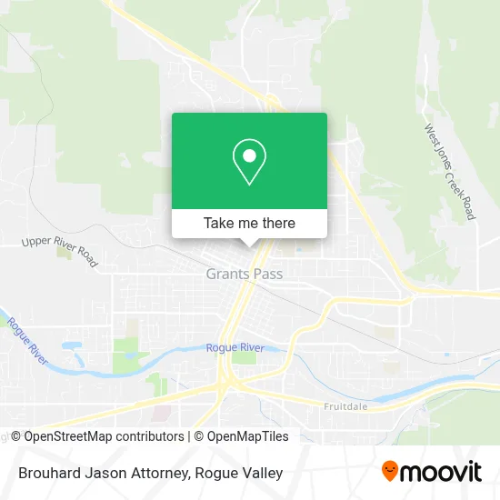 Brouhard Jason Attorney map