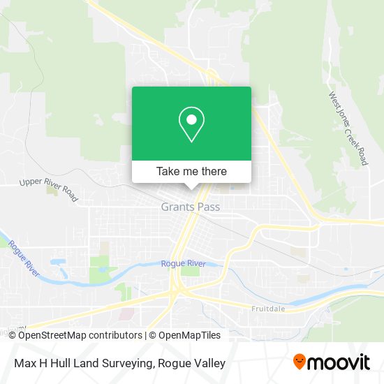 Max H Hull Land Surveying map