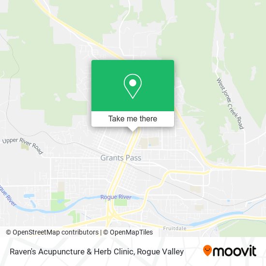 Raven's Acupuncture & Herb Clinic map