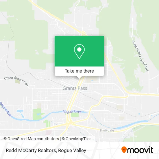 Redd McCarty Realtors map