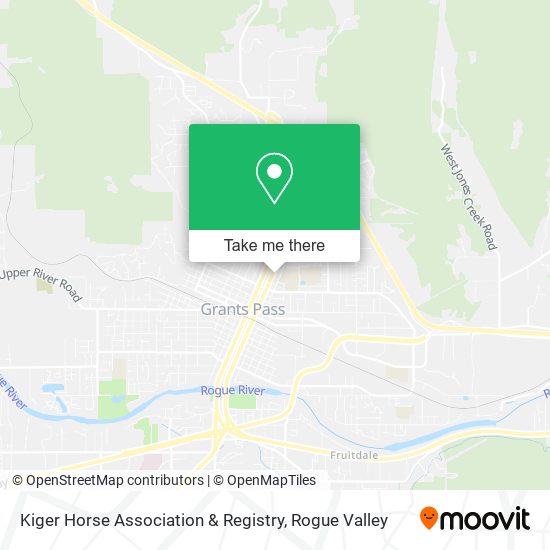 Kiger Horse Association & Registry map