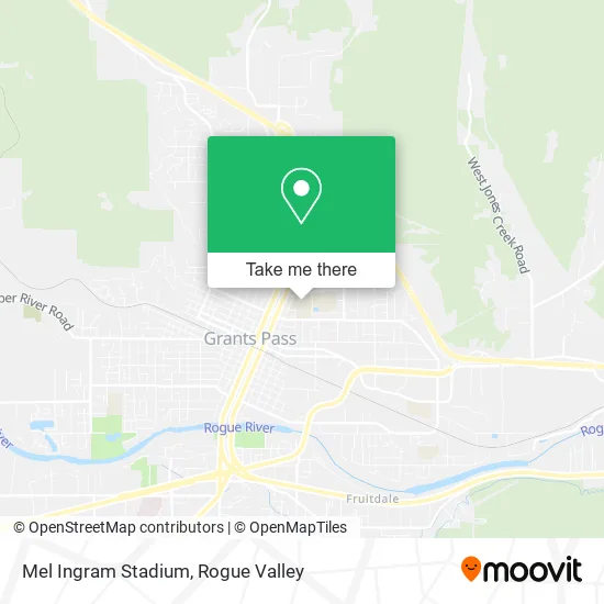 Mel Ingram Stadium map