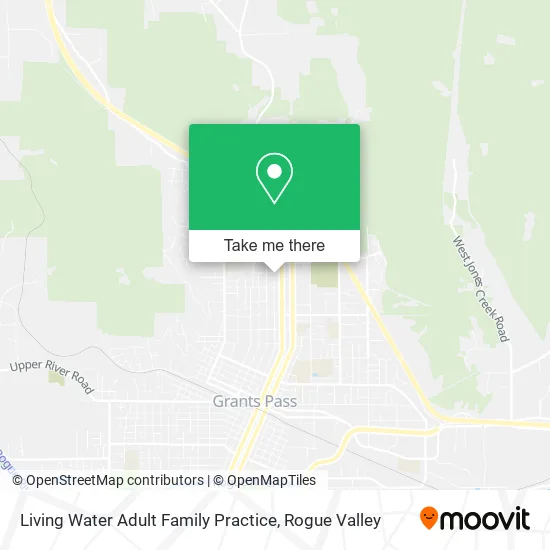 Living Water Adult Family Practice map