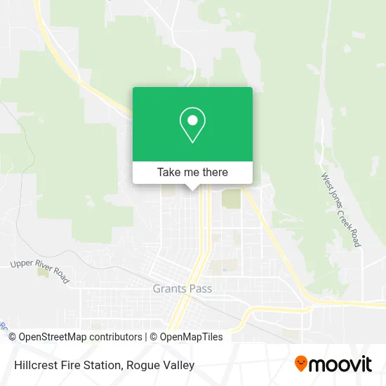 Hillcrest Fire Station map