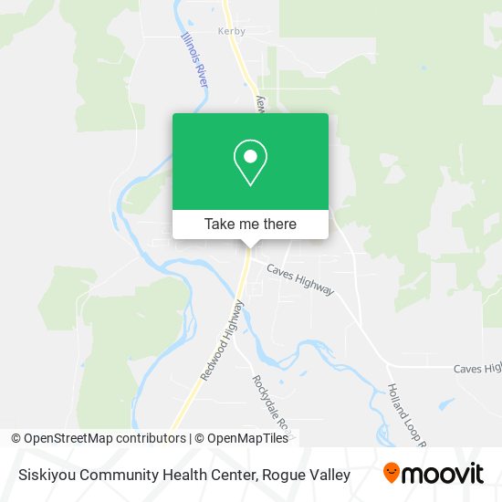 Siskiyou Community Health Center map