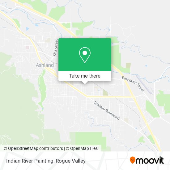 Mapa de Indian River Painting