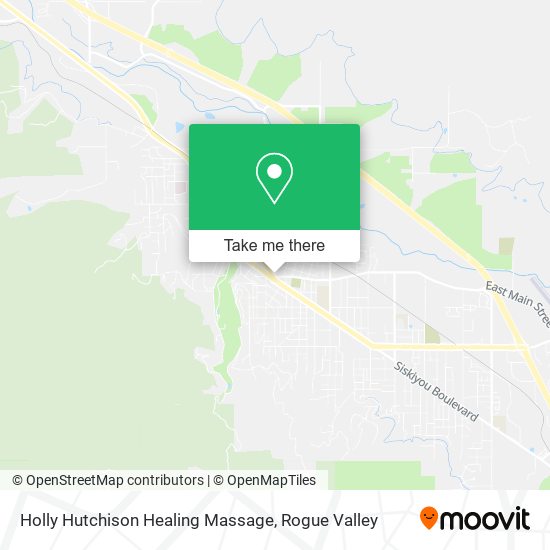Holly Hutchison Healing Massage map