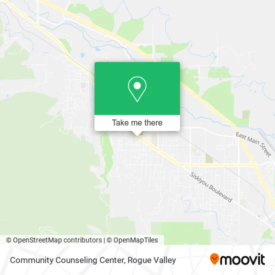 Community Counseling Center map