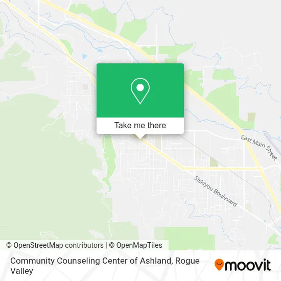 Community Counseling Center of Ashland map