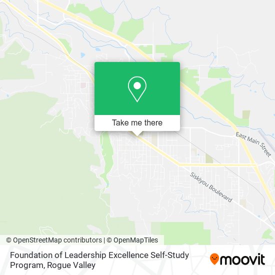 Foundation of Leadership Excellence Self-Study Program map
