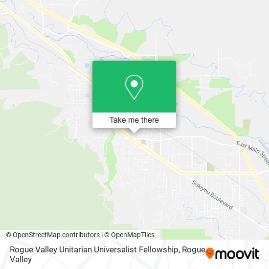 Mapa de Rogue Valley Unitarian Universalist Fellowship