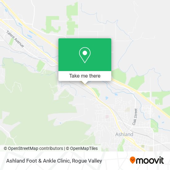 Mapa de Ashland Foot & Ankle Clinic