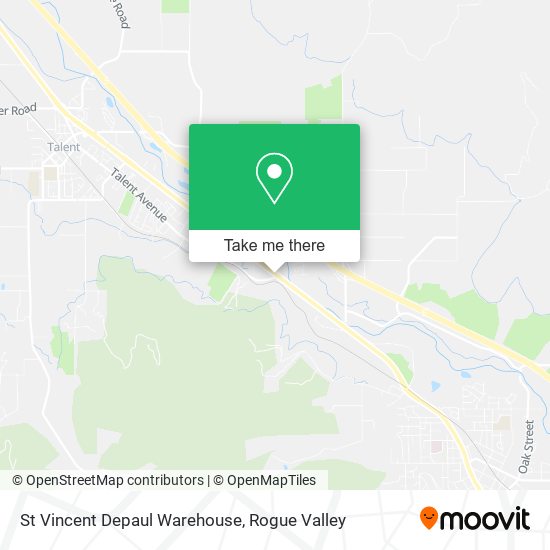 St Vincent Depaul Warehouse map
