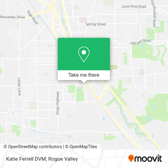 Katie Ferrell DVM map