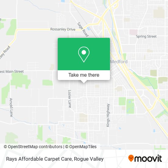 Mapa de Rays Affordable Carpet Care