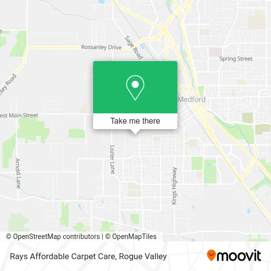 Rays Affordable Carpet Care map