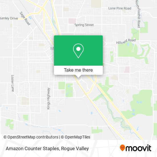 Mapa de Amazon Counter Staples