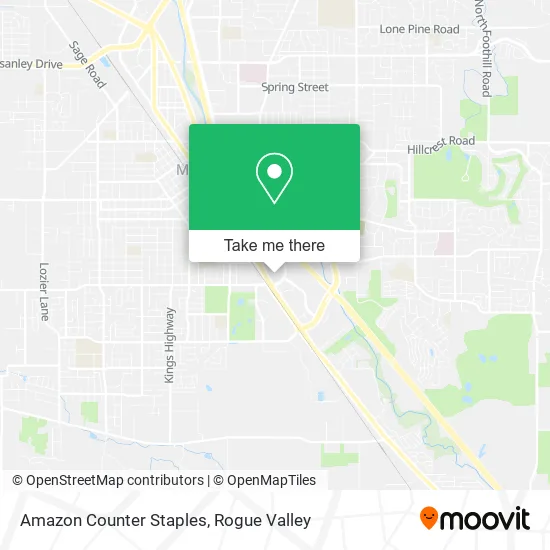 Amazon Counter Staples map