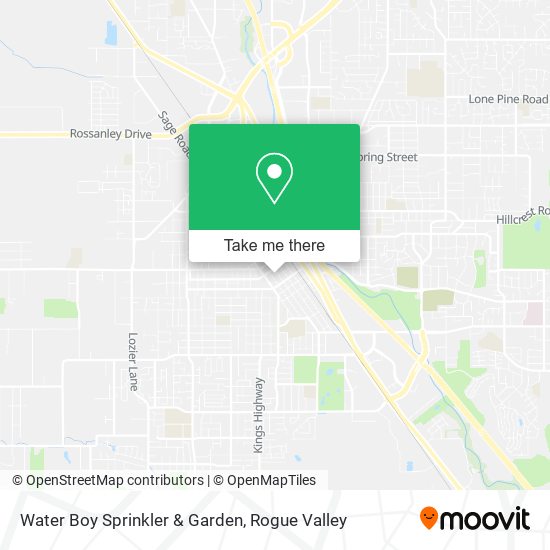 Water Boy Sprinkler & Garden map