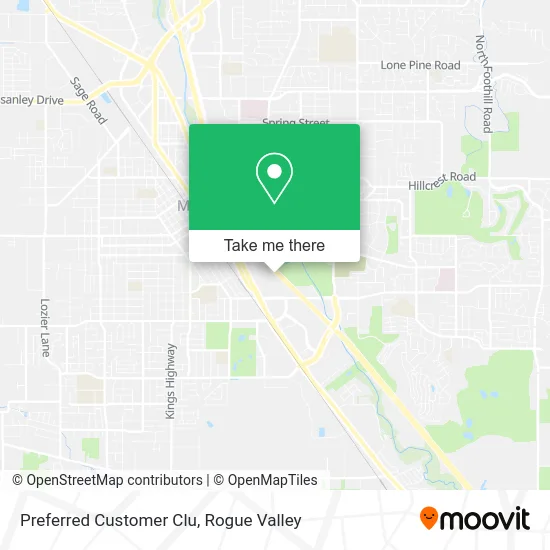 Preferred Customer Clu map