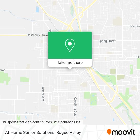 At Home Senior Solutions map