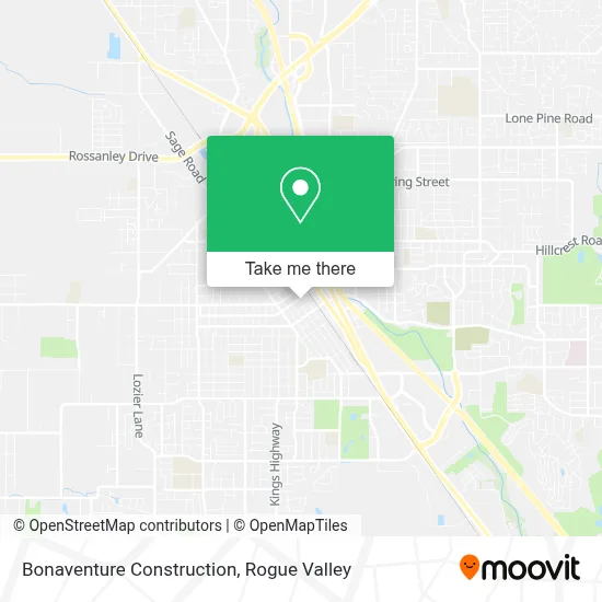 Bonaventure Construction map