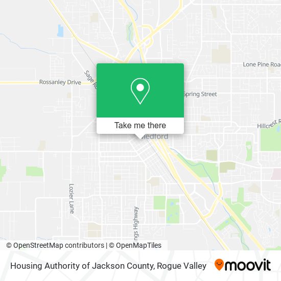 Mapa de Housing Authority of Jackson County