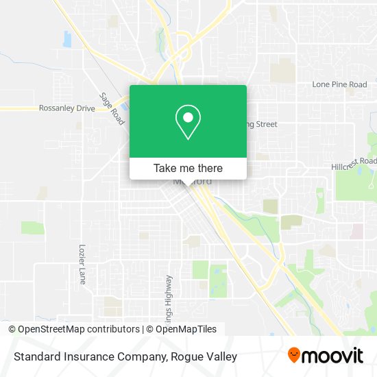 Mapa de Standard Insurance Company