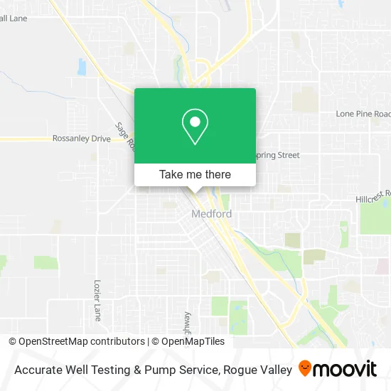 Accurate Well Testing & Pump Service map