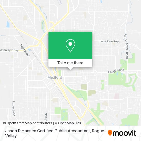 Mapa de Jason R Hansen Certified Public Accountant