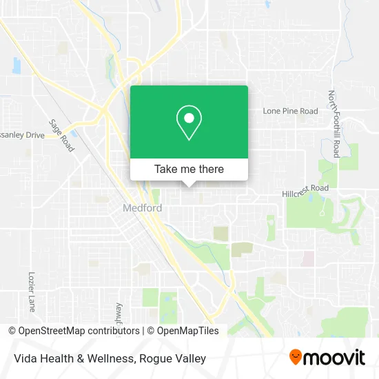 Vida Health & Wellness map