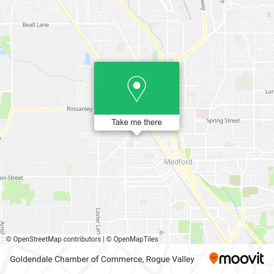 Goldendale Chamber of Commerce map