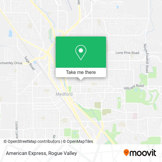 American Express map