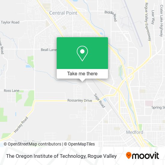 Mapa de The Oregon Institute of Technology