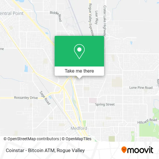 Coinstar - Bitcoin ATM map