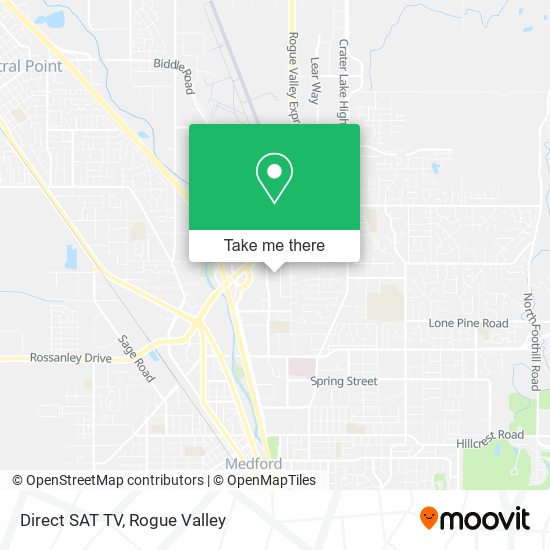 Direct SAT TV map