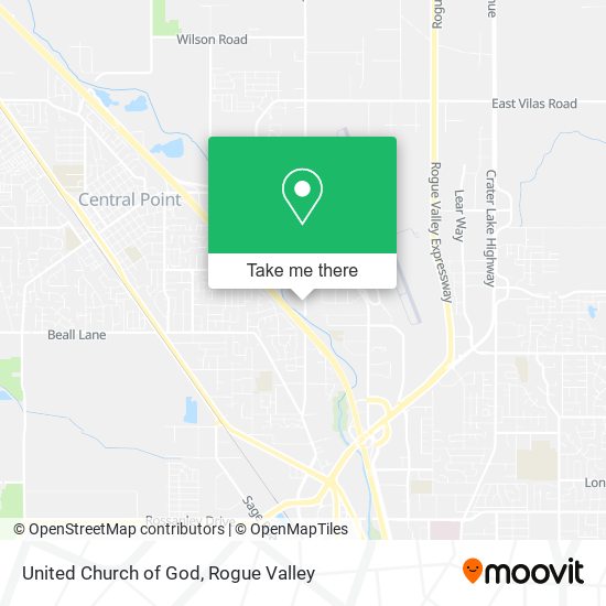 United Church of God map