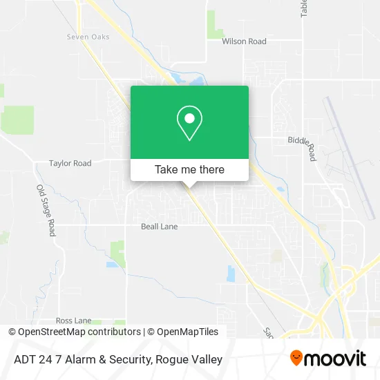 ADT 24 7 Alarm & Security map