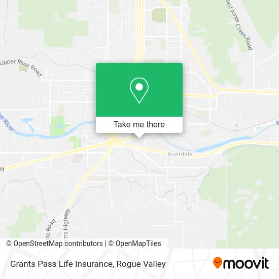 Grants Pass Life Insurance map