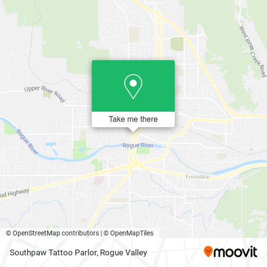 Mapa de Southpaw Tattoo Parlor