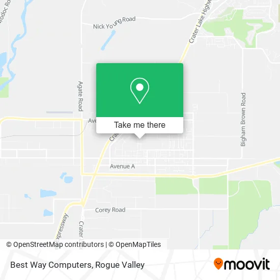 Best Way Computers map