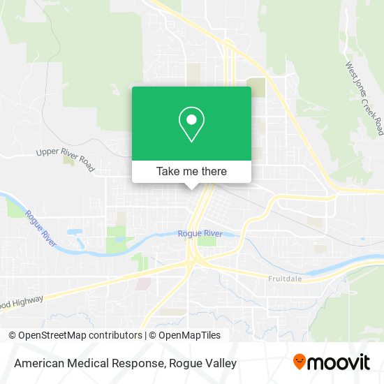 American Medical Response map