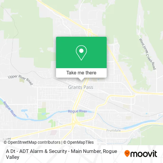 Mapa de A Dt - ADT Alarm & Security - Main Number