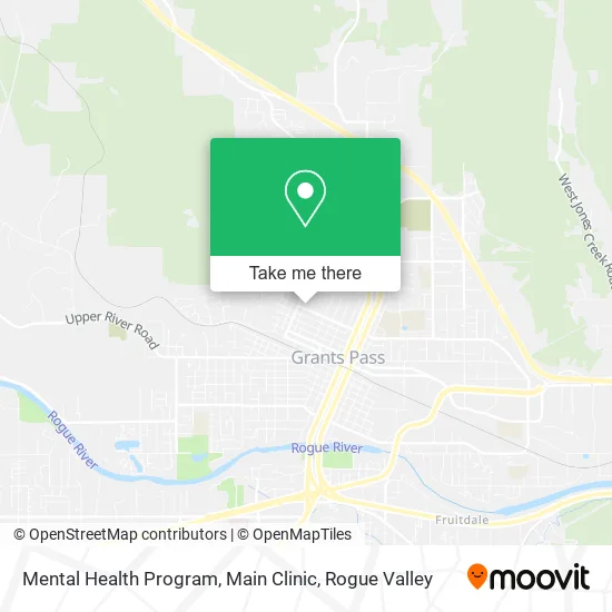 Mental Health Program, Main Clinic map