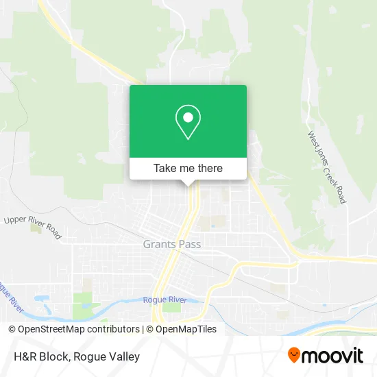 H&R Block map