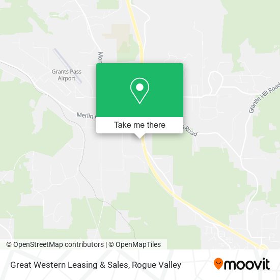 Great Western Leasing & Sales map