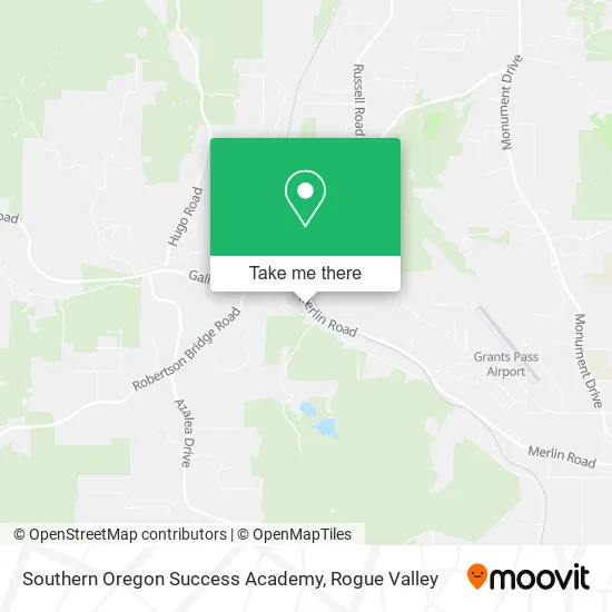 Southern Oregon Success Academy map