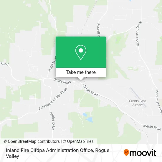 Inland Fire Cifdpa Administration Office map